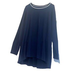 Susan Graver modern essentials 1x Women’s  Navy Blue  School Teacher liquid